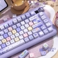 Flower Girl 104+34 / 54 MDA / Cherry Profile Keycap Set Cherry MX PBT Dye-subbed for Mechanical Gaming Keyboard